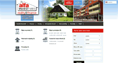 Desktop Screenshot of alfainvest.cz